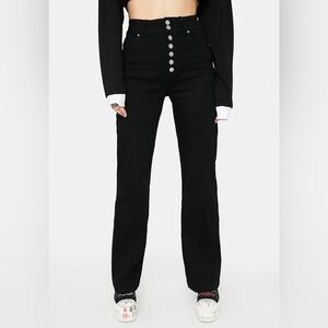 Current Mood Black Wide-Leg Trousers NWT